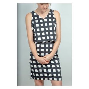 Anthro Checkered Dress